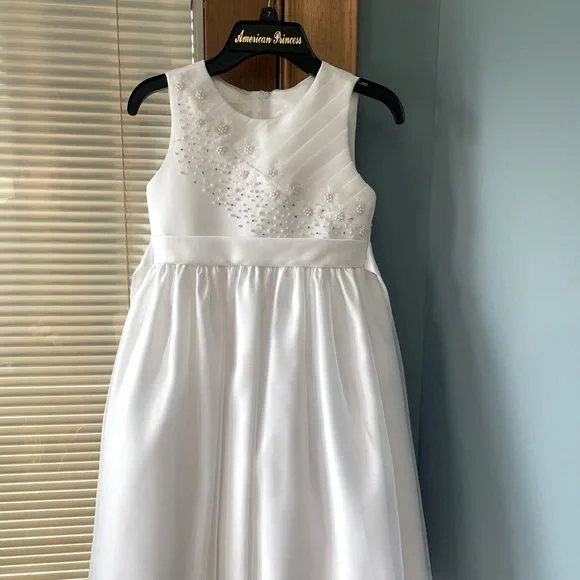 open lace back dress PRINCESS ANNA Communion Dress main image 1